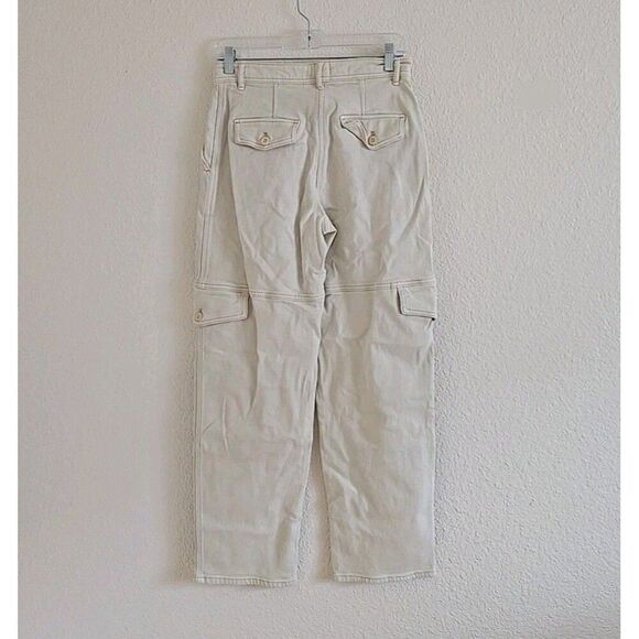 Aritzia Wilfred Free Picture Cargo Pant Size 4 Beige Y2K - Picture 8 of 9